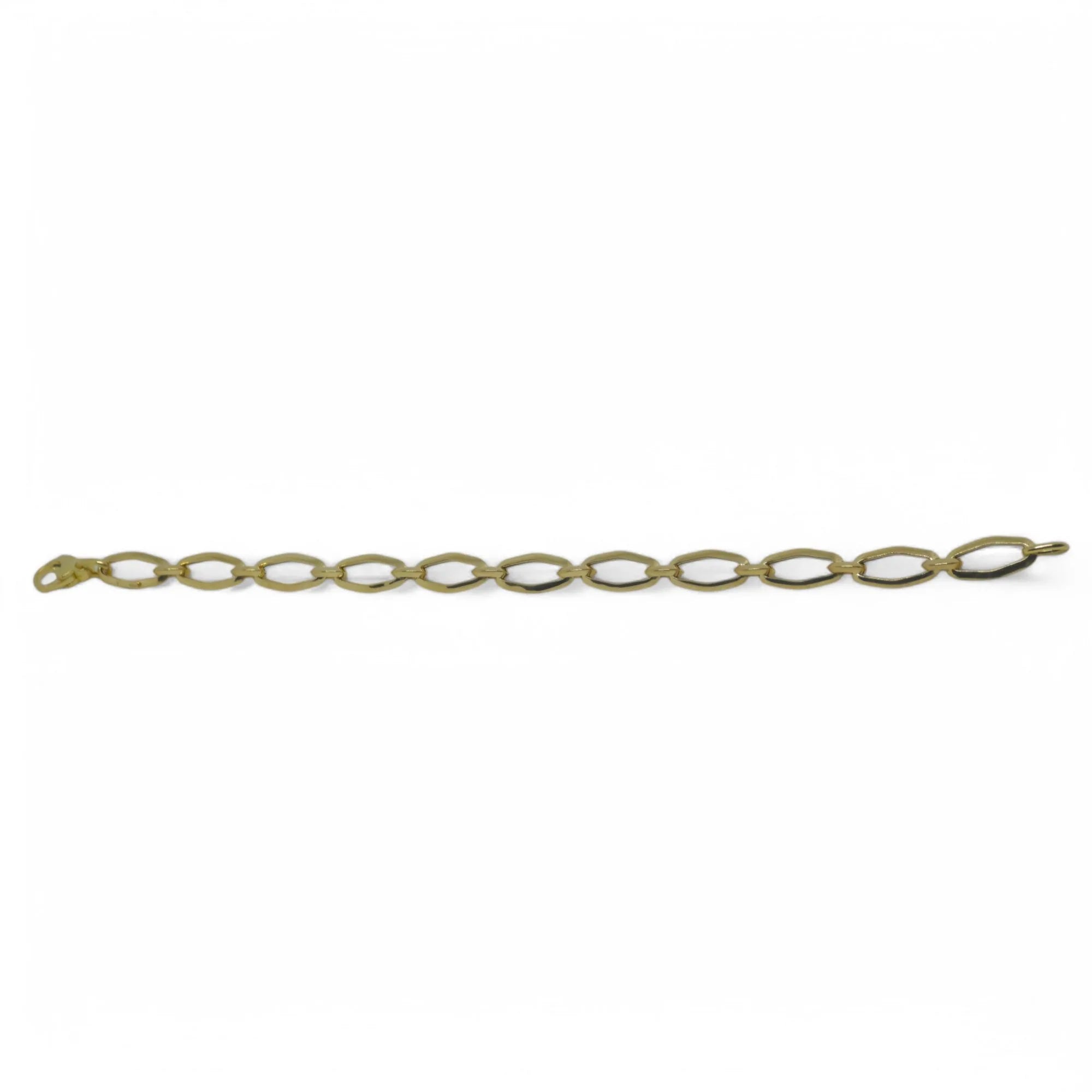 Bracciale donna in oro giallo 9 kt a catena classica