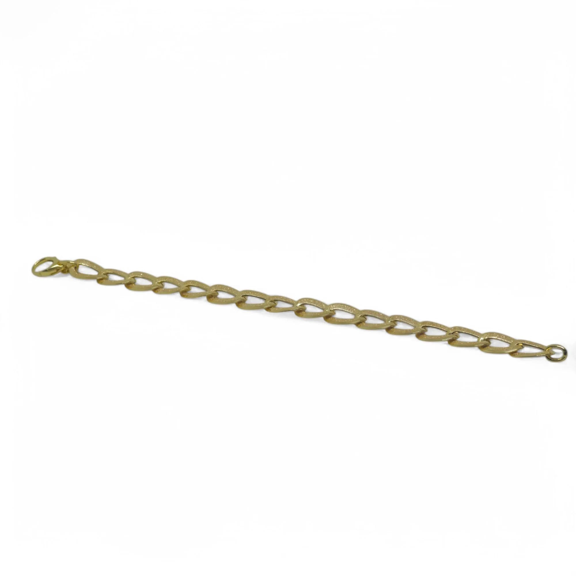 Bracciale donna in oro giallo 9 kt a catena classica liscia