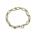 Bracciale donna in oro giallo 9 kt a catena classica