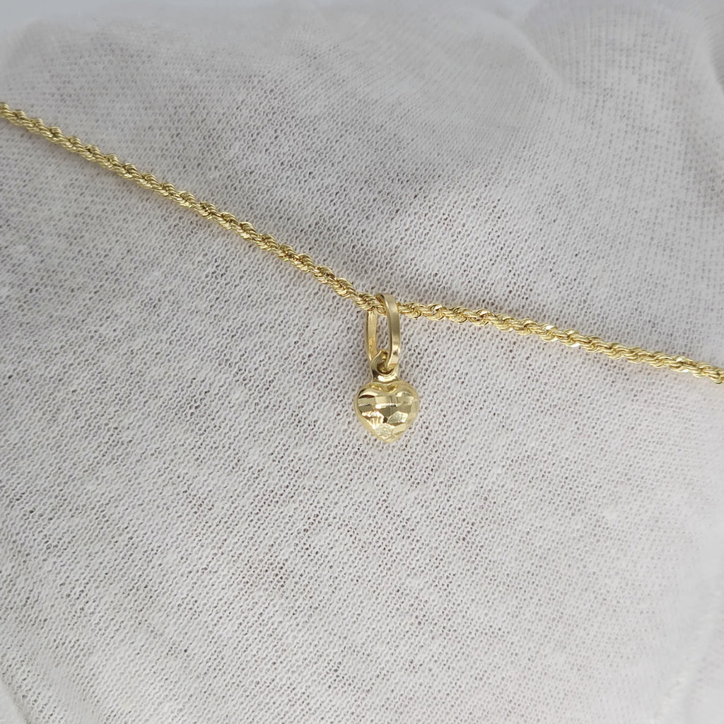 Damenarmband aus 18 Karat Gelbgold mit Herz