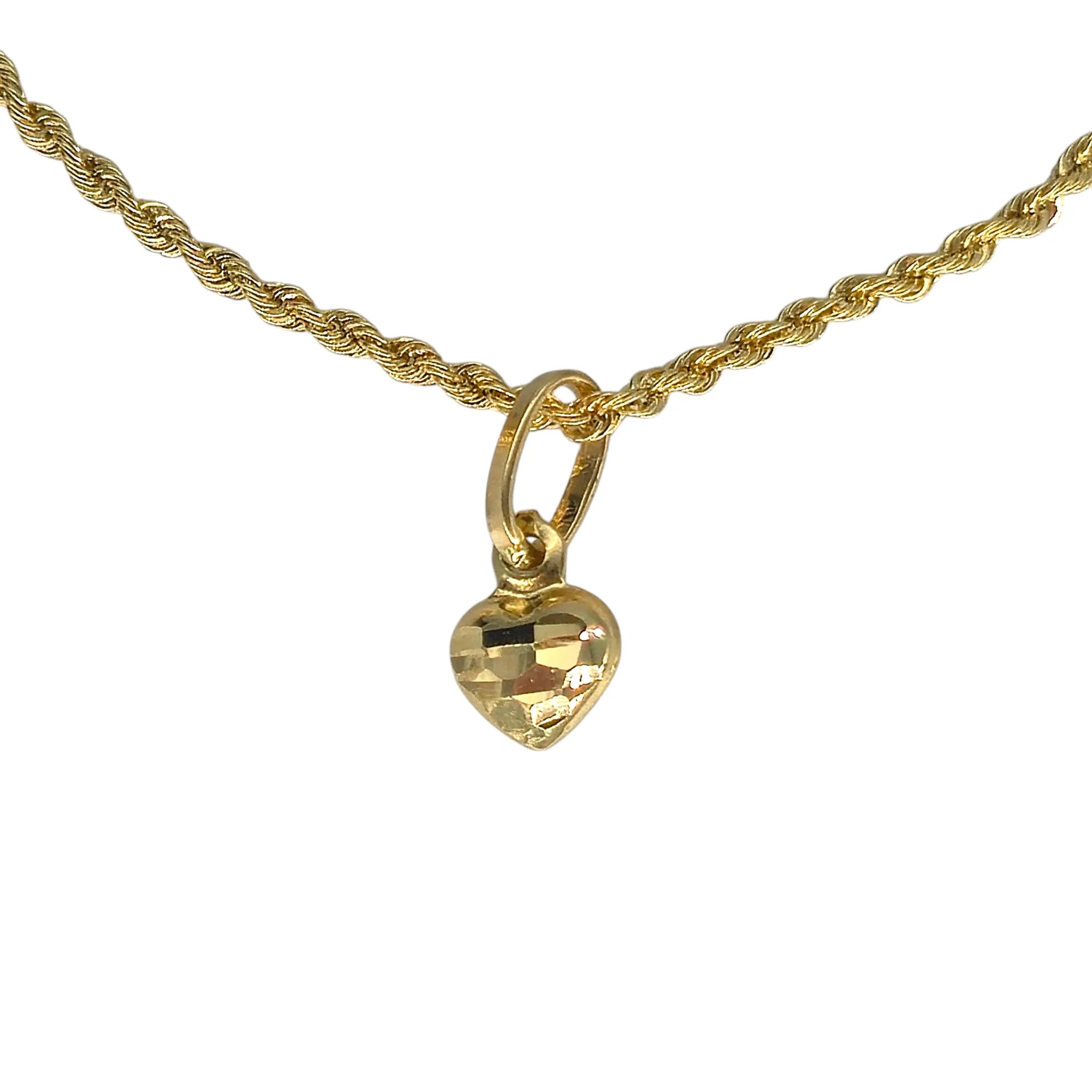 Damenarmband aus 18 Karat Gelbgold mit Herz