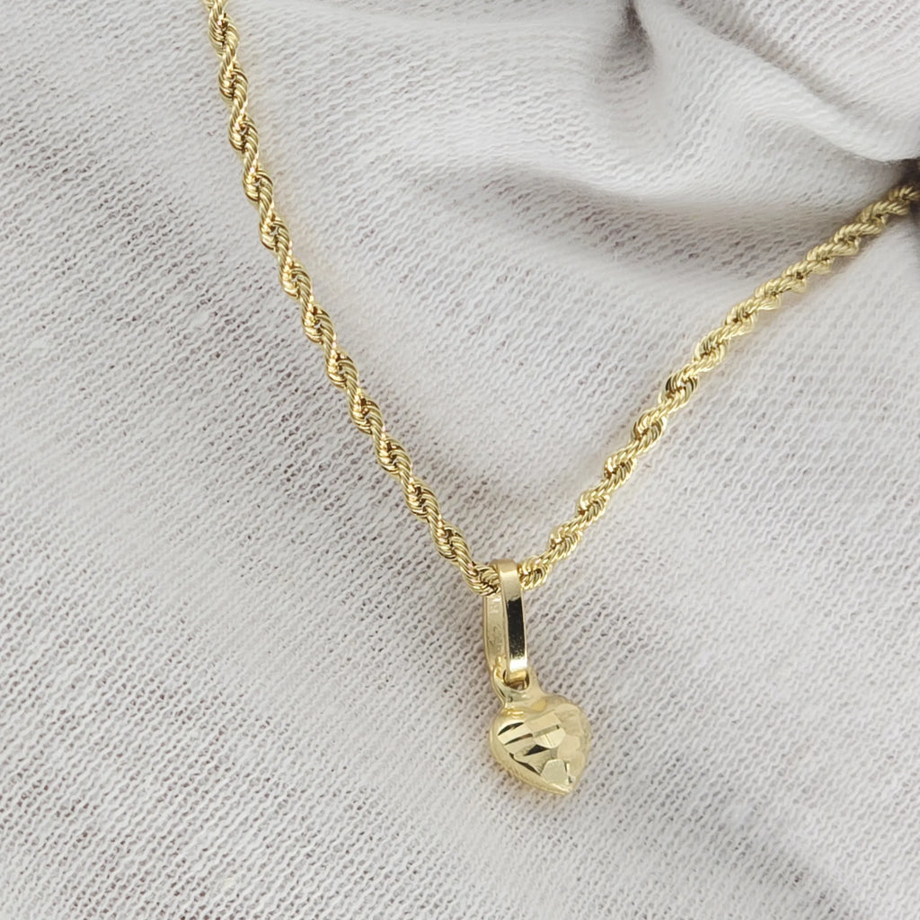 Damenarmband aus 18 Karat Gelbgold mit Herz