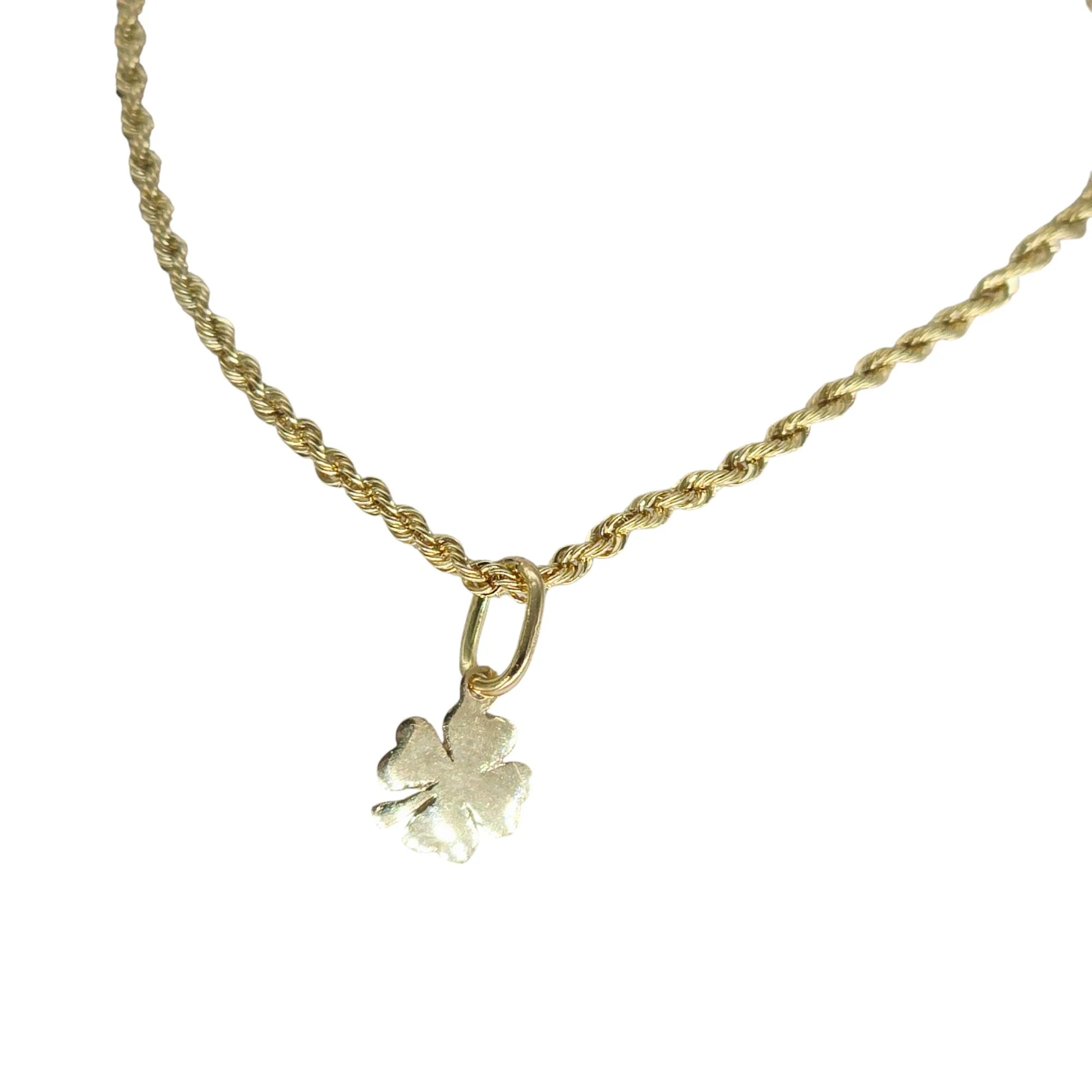 Bracciale donna in oro giallo con quadrifoglio 18kt