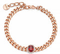 Bracciale donna kiara in acciaio e zirconi kbrd1808r