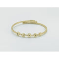 Bracciale donna kiara in ottone dorato KBRD1624G scritta kiss