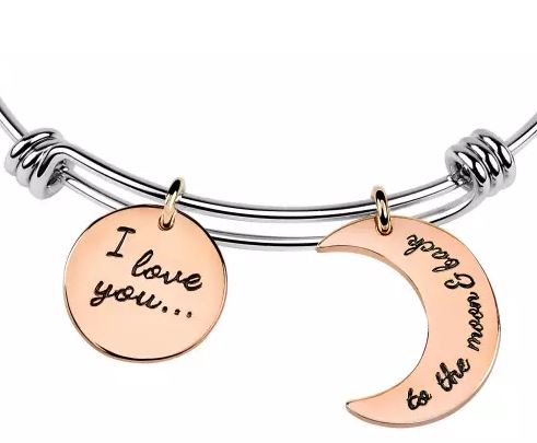 Bracciale donna la petite story bangle rigido luna - LPS05APZ07