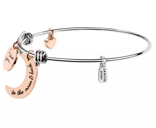 Bracciale donna la petite story bangle rigido luna - LPS05APZ07