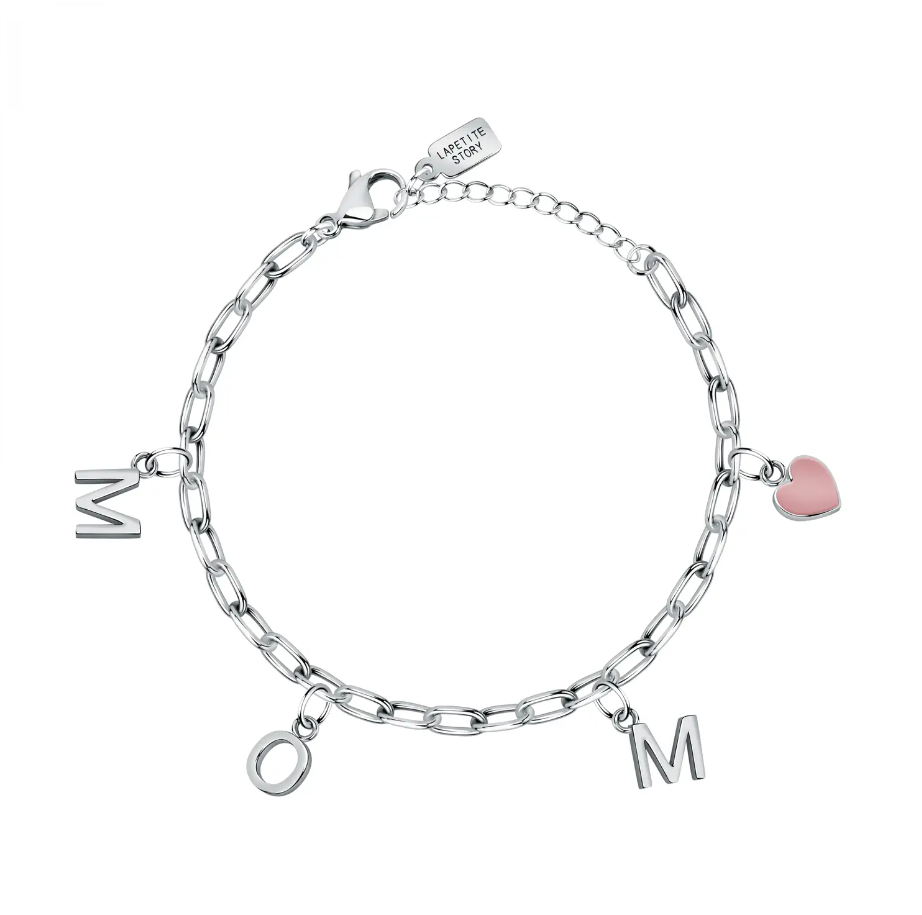 Bracciale donna la petite story family - lps05asf56 con scritta Mamma