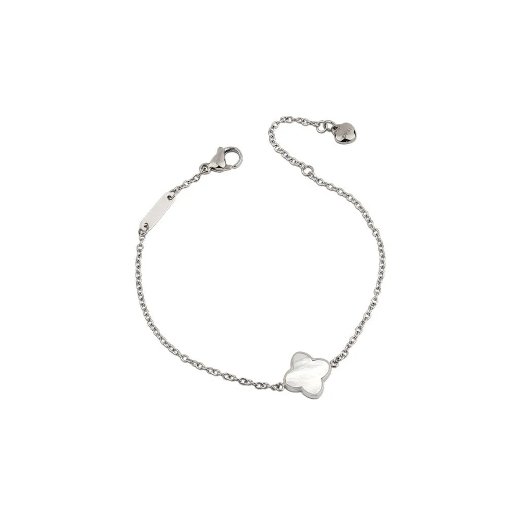 Bracciale donna quadrifoglio Ops in acciaio OPSBR-967