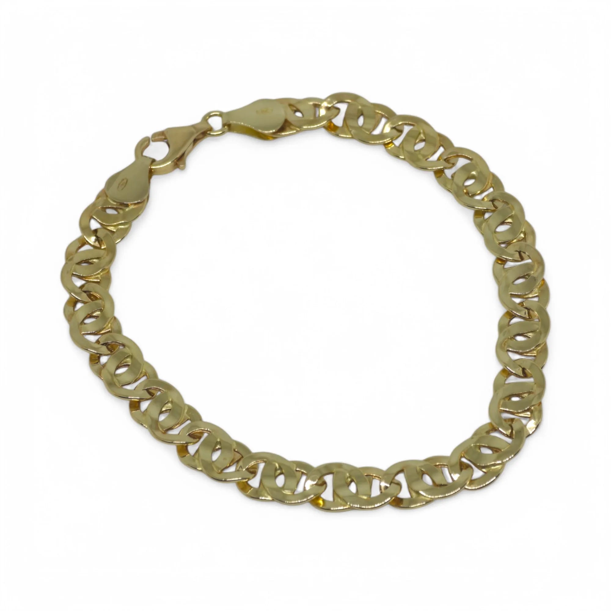 Bracciale donna stile moderno in oro giallo 18 carati