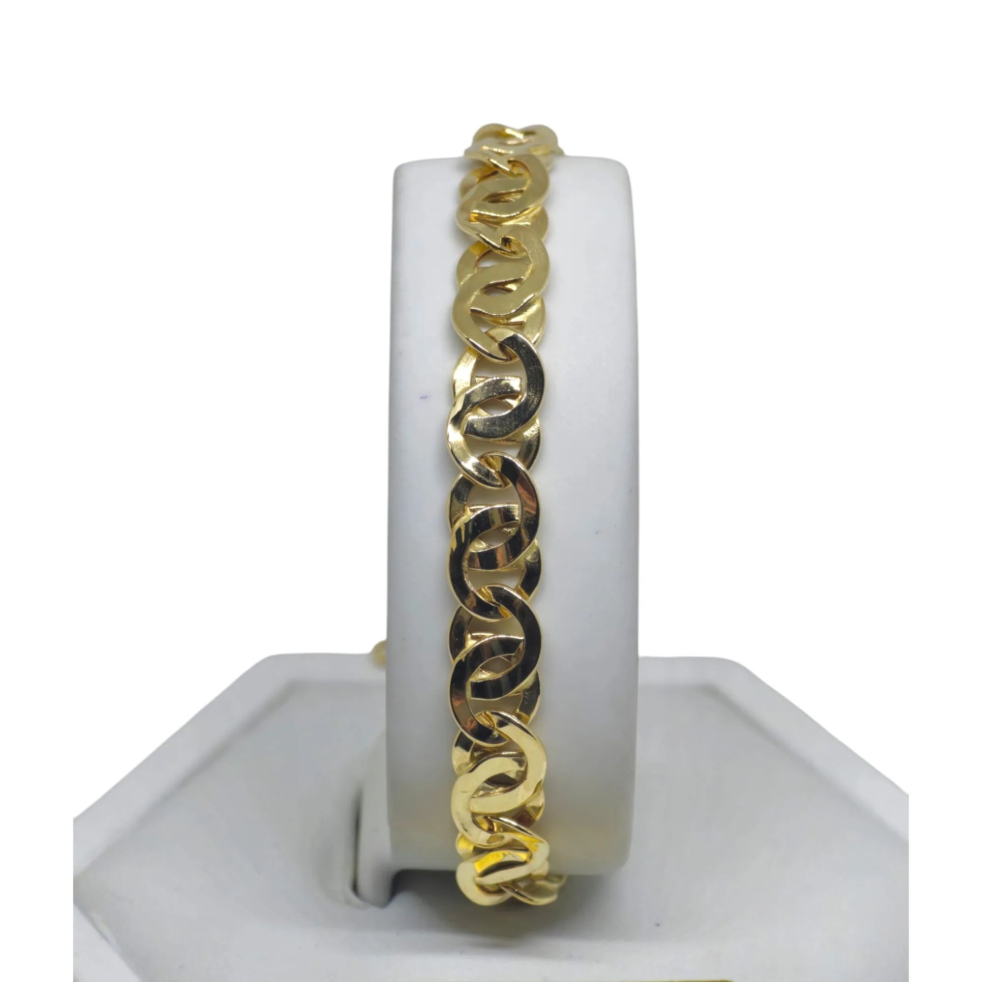 Bracciale donna stile moderno in oro giallo 18 carati