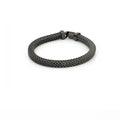 Bracciale donna tubolare quadrato Unoaerre in bronzo nero 1705