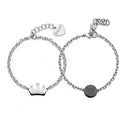 Bracciale doppio uomo gioielli Sagapò Me You sey27 queen e king