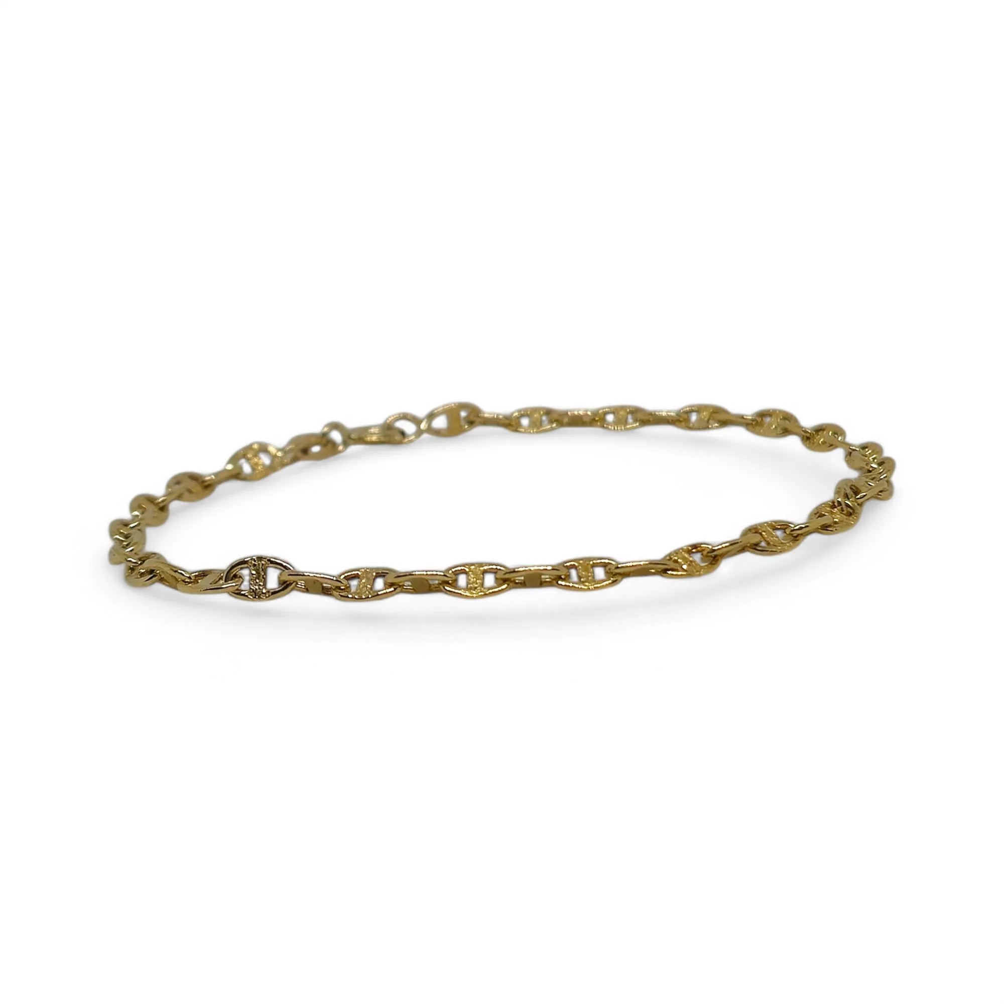 Bracciale in Oro 18kt 750 Maglia Marina Eleganza e Stile Nautico