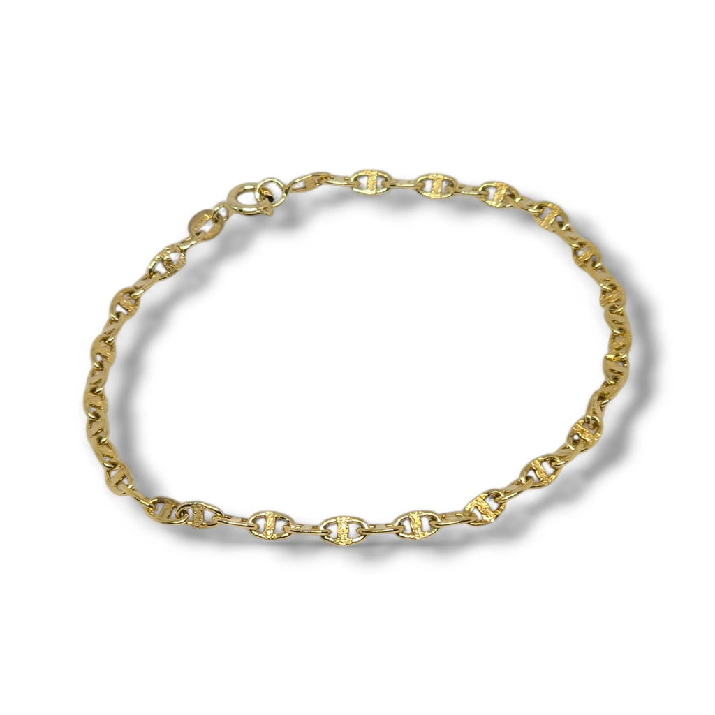 Bracciale in Oro 18kt 750 Maglia Marina Eleganza e Stile Nautico