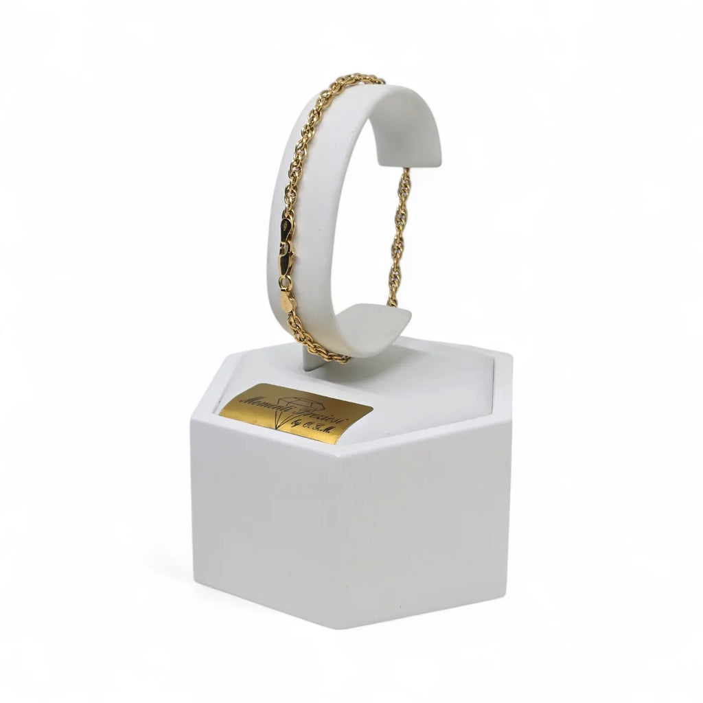 Bracciale in Oro 18kt Giallo a catena – Eleganza e Resistenza