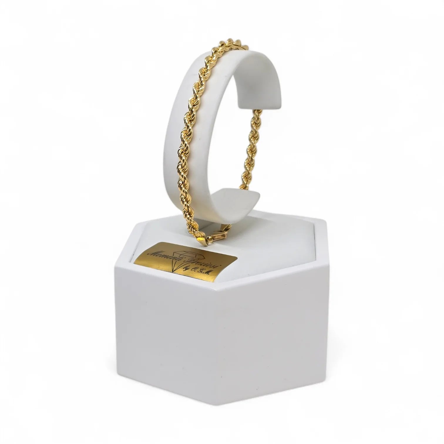 Bracciale in Oro giallo 18kt con Maglia a Funetta