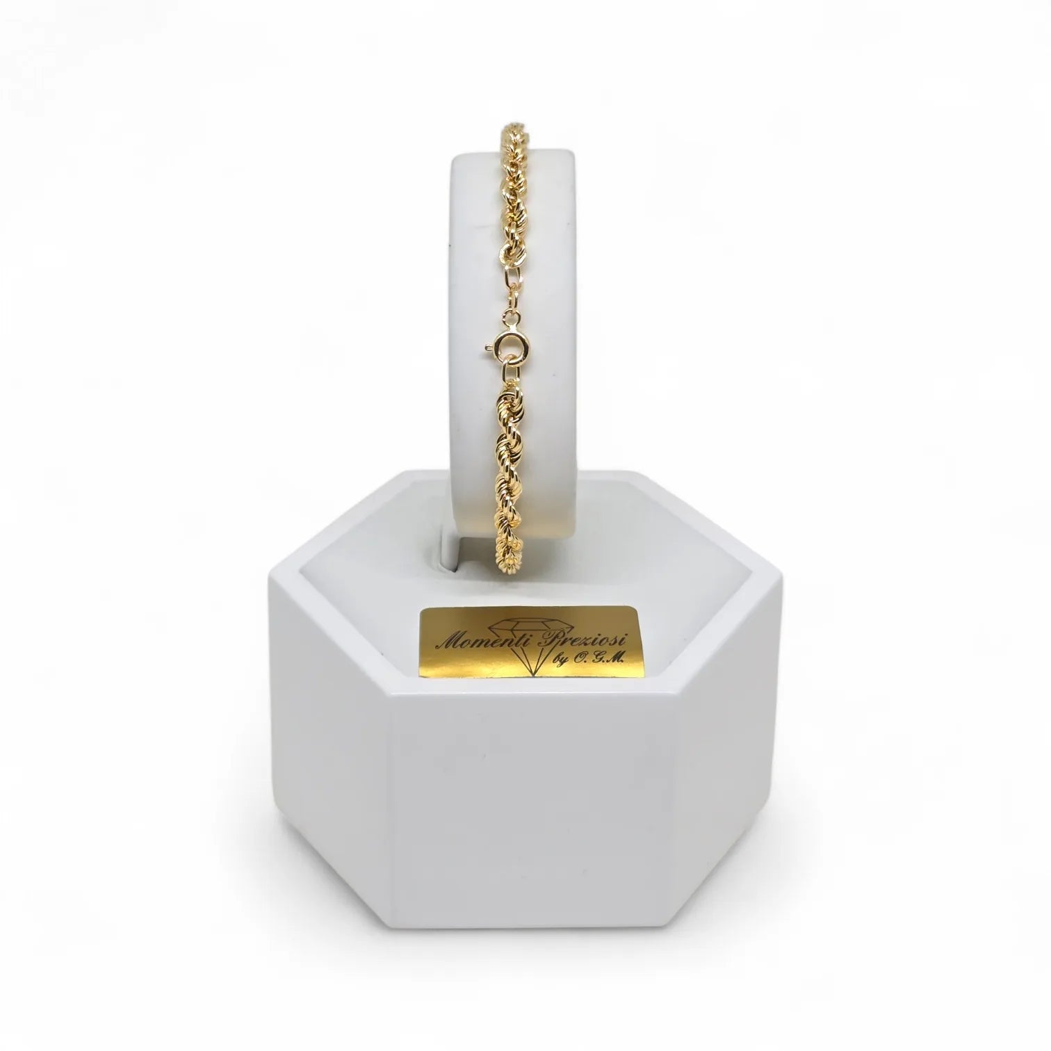 Bracciale in Oro 18kt Giallo con Maglia a Funetta