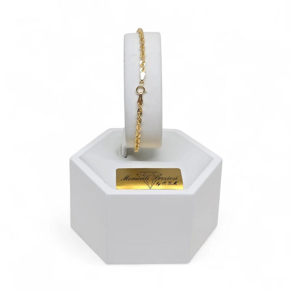 Bracciale in Oro 18kt Giallo con Maglia a Funetta – Eleganza Sottile
