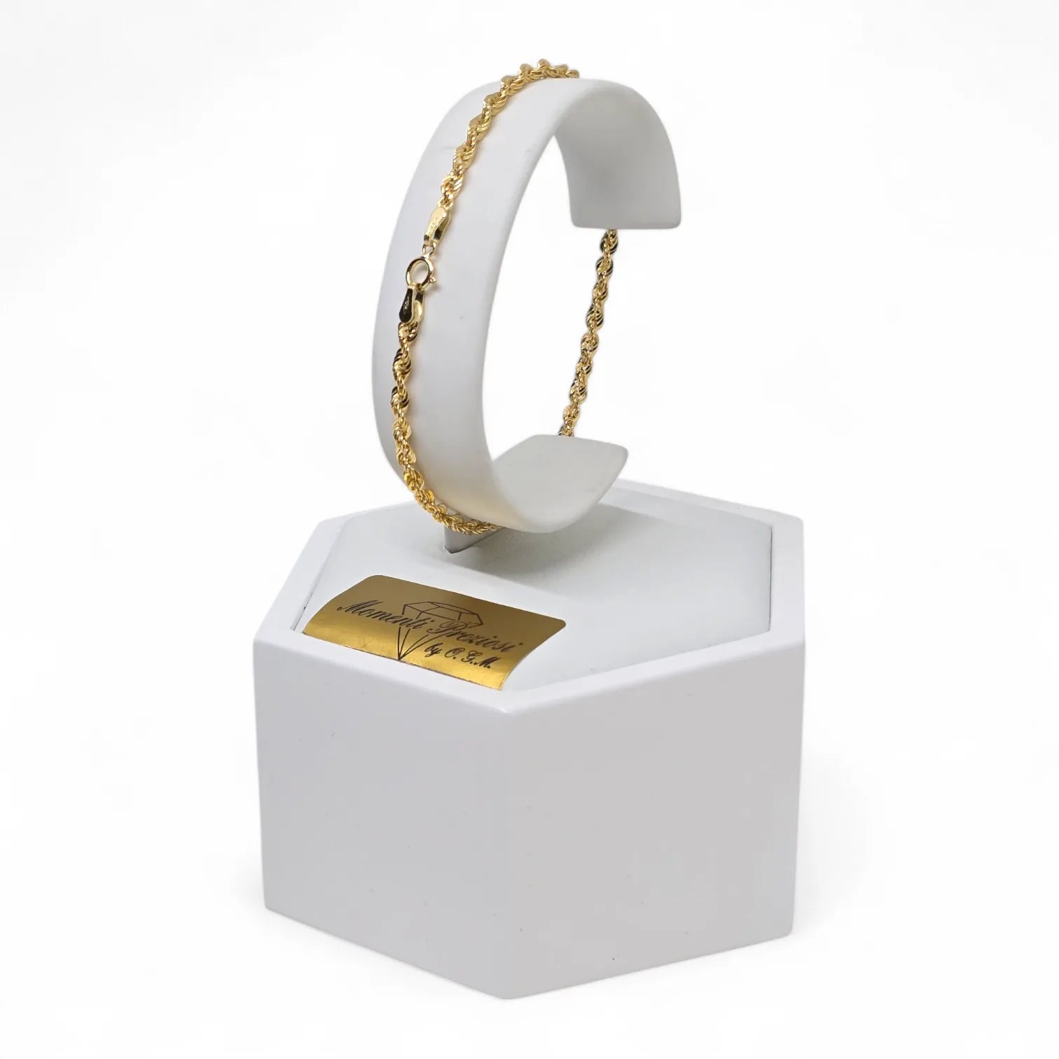 Bracciale in Oro 18kt Giallo con Maglia a Funetta – Eleganza Sottile