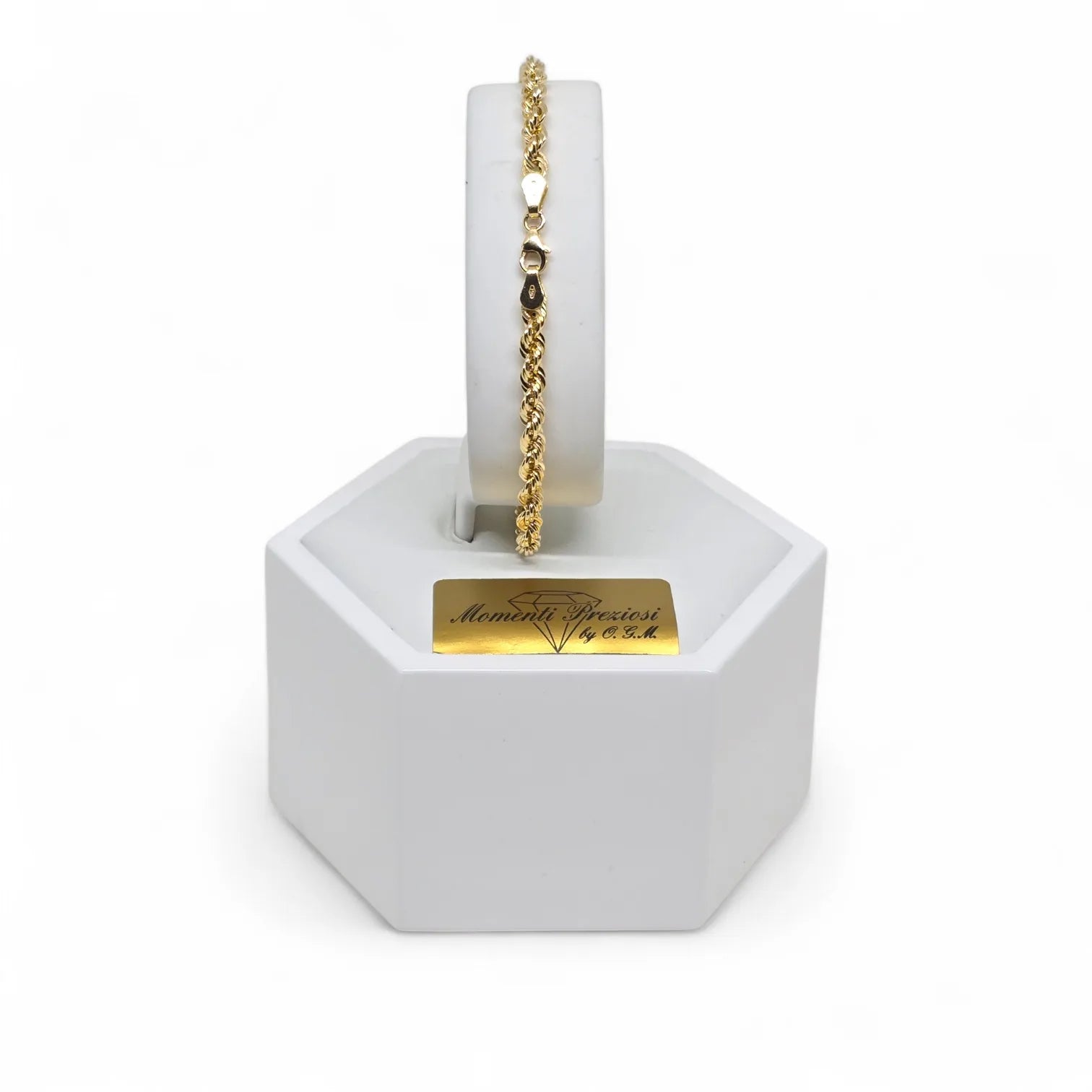 Bracciale in Oro 18kt Giallo con Maglia a Funetta – Eleganza e Raffinatezza