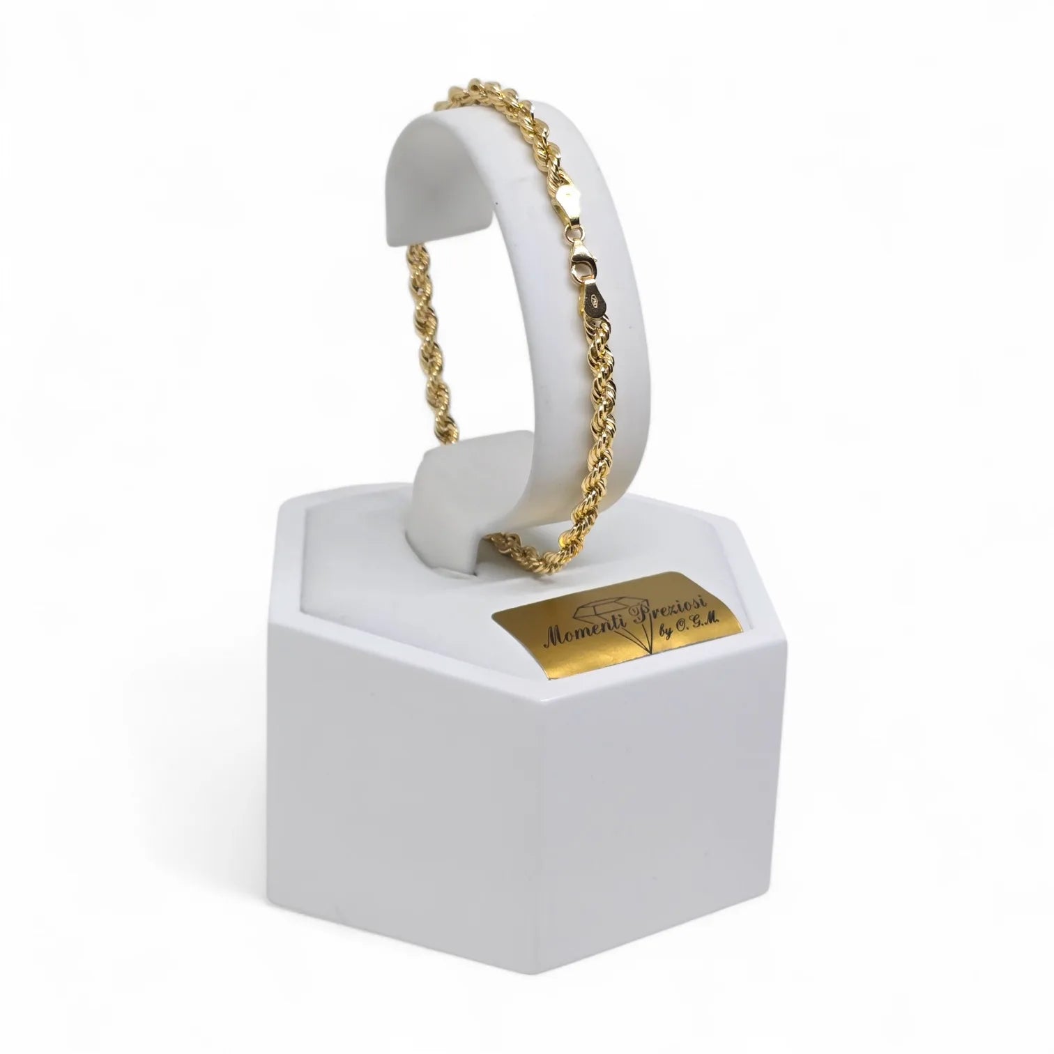 Bracciale in Oro 18kt Giallo con Maglia a Funetta – Eleganza e Raffinatezza