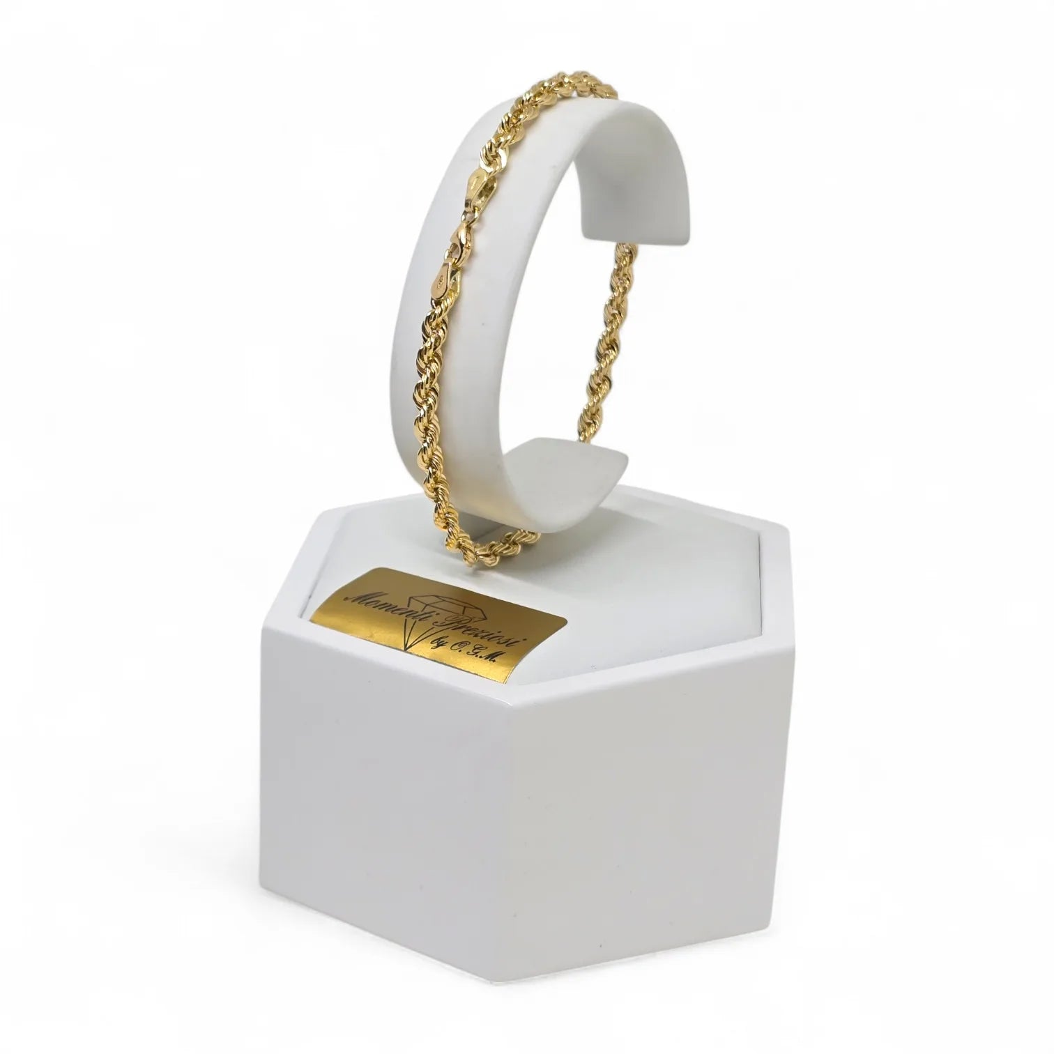 Bracciale in Oro 18kt Giallo con Maglia a Funetta – Eleganza e Raffinatezza