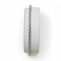 Bracciale in Oro 18kt Maglia Funetta (Oro Bianco) – Resistente e Moderno