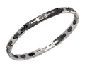 Herrenarmband aus Edelstahl mit Diamanten Bikkembergs
