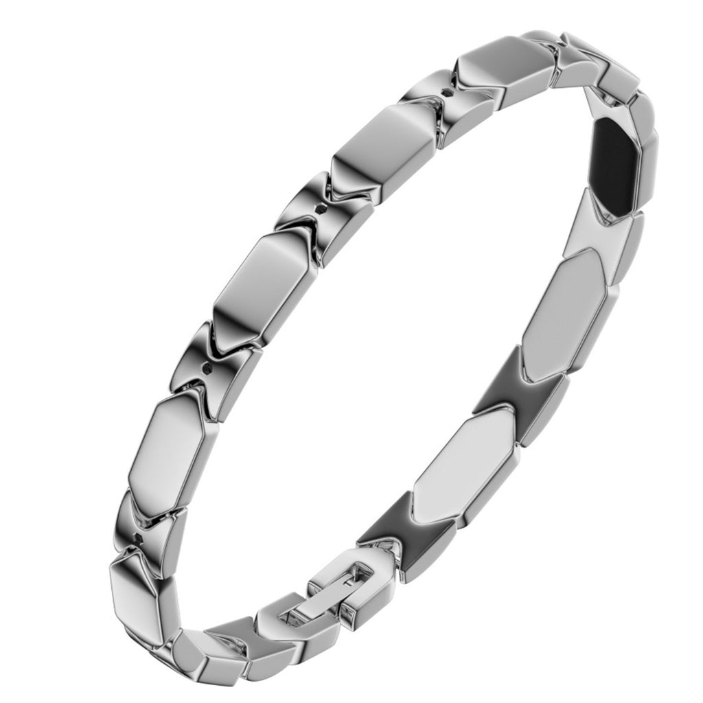 Bracciale in acciaio uomo con diamanti Bikkembergs PERB13WW