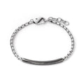 Bracciale in acciaio uomo con diamanti Bikkembergs PERB21WB