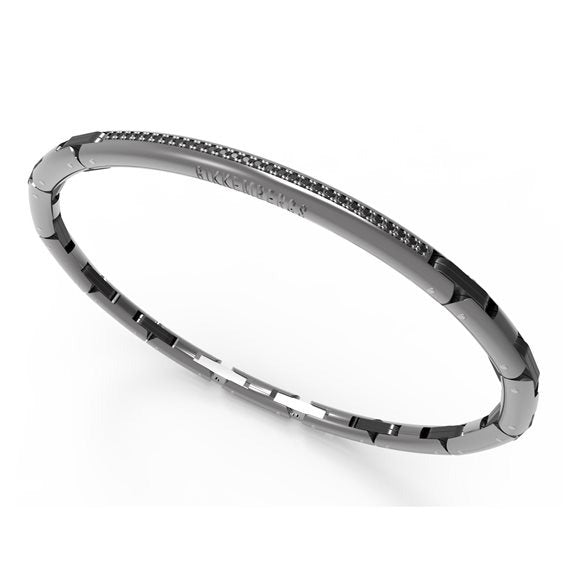 Bracciale in acciaio uomo con diamanti Bikkembergs PERB25BB