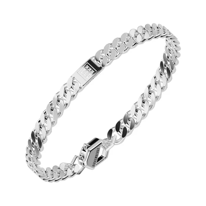 Bracciale in acciaio uomo con diamanti Bikkembergs SKIB18WW
