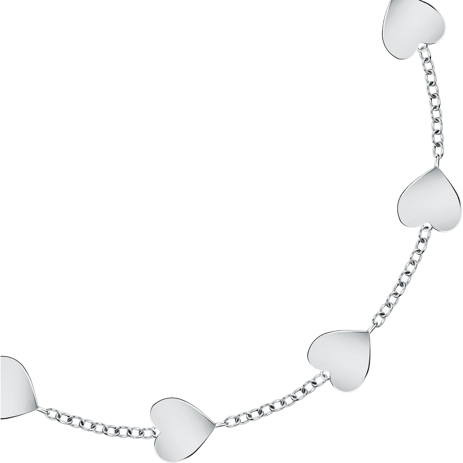 Bracciale in argento donna L e petite story con cuori lps05awv20