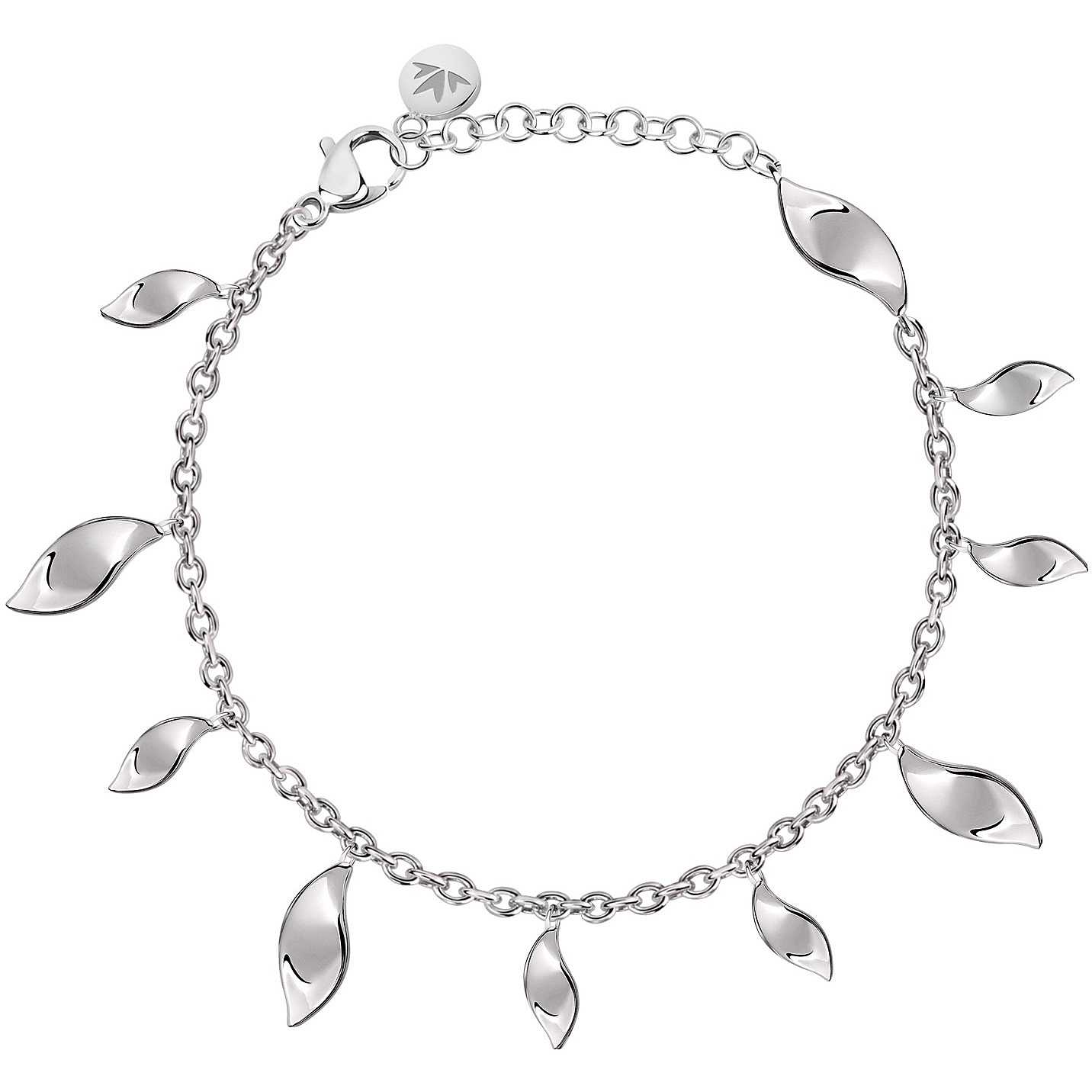 Bracciale in argento donna gioielli Morellato foglia SAKH45