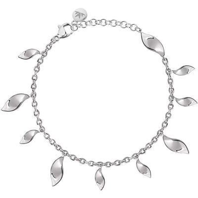 Bracciale in argento donna gioielli Morellato foglia SAKH45