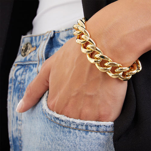 Bracciale in bronzo dorato 1706 Unoaerre da donna