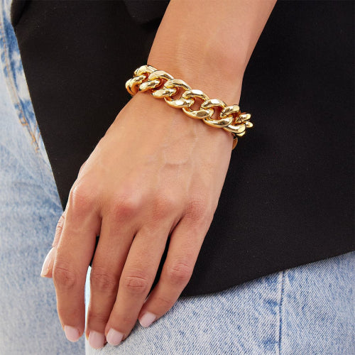Bracciale in bronzo dorato 1706 Unoaerre da donna