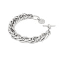 Bracciale in bronzo argentato con catena spiga Unoaerre donna 1867