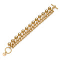 Bracciale in bronzo dorato Sphere Unoaerre donna 1992