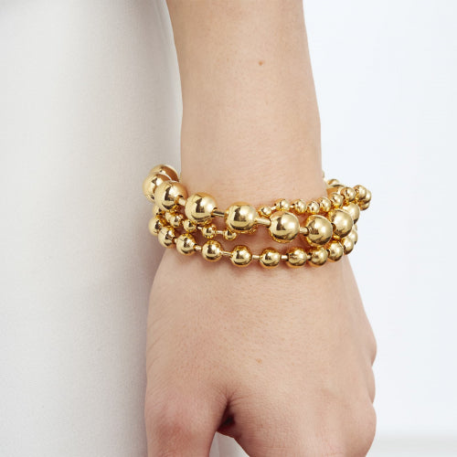 Bracciale in bronzo dorato Sphere Unoaerre donna 1992