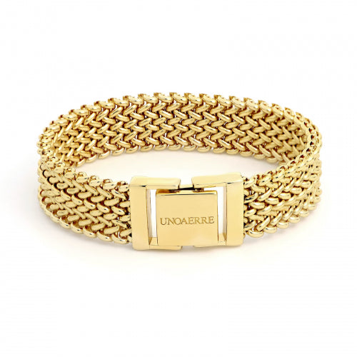 Bracciale in bronzo dorato Unoaerre donna 1981