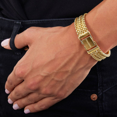 Bracciale in bronzo dorato Unoaerre donna 1981