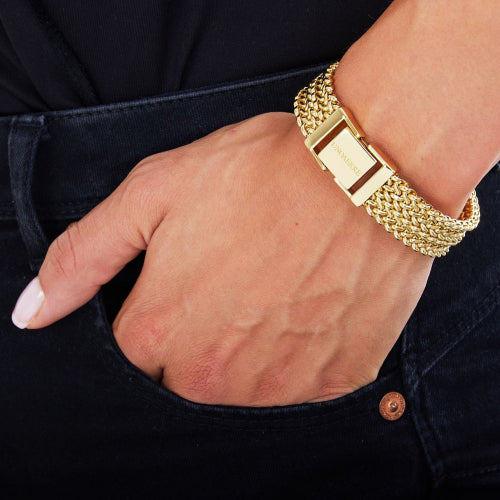 Bracciale in bronzo dorato Unoaerre donna 1981