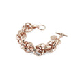Bracciale in bronzo dorato rosa Unoaerre 1573
