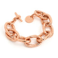 Bracciale in bronzo dorato rosa Unoaerre donna 1902