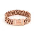 Bracciale in bronzo dorato rosa Unoaerre donna 1982