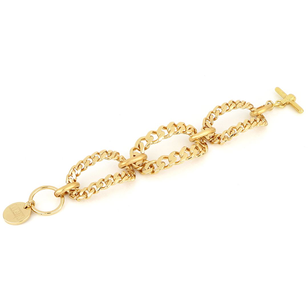 Bracciale in bronzo giallo 1864