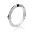 Bracciale in bronzo rigido a tubo triangolare Unoaerre donna argentato 2147
