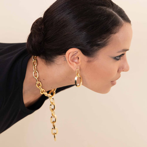 Bracciale in bronzo rigido a tubo triangolare Unoaerre donna argentato 2147